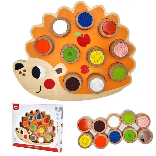 Сензорна игра за тактилни умения Tooky toy — оферта от woodenmagic.bg