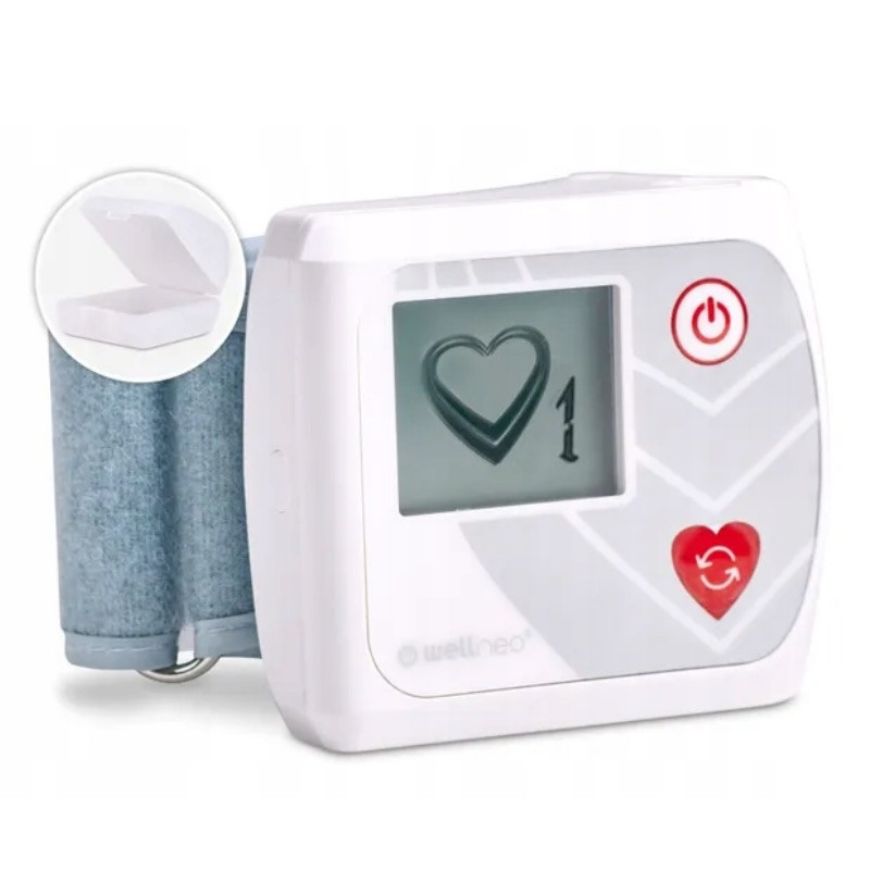Апарат за регулиране на кръвно налягане Wellneo Cardio, Електрически импулси, 2 програми, Китка/крак, Бял — оферта от alleop.bg