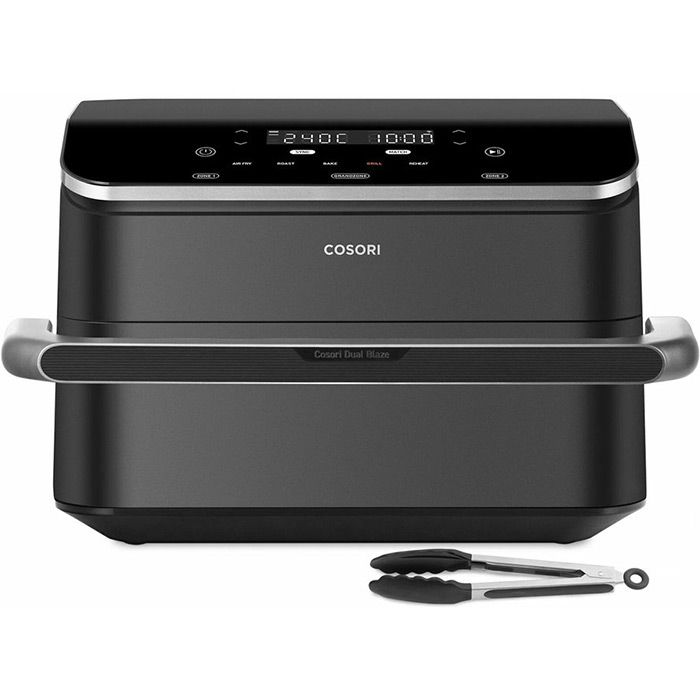 Фритюрник с горещ въздух Cosori Dual Blaze TwinFry CAF-TF102S-AEUR, 10L, черен — оферта от airtrade.bg