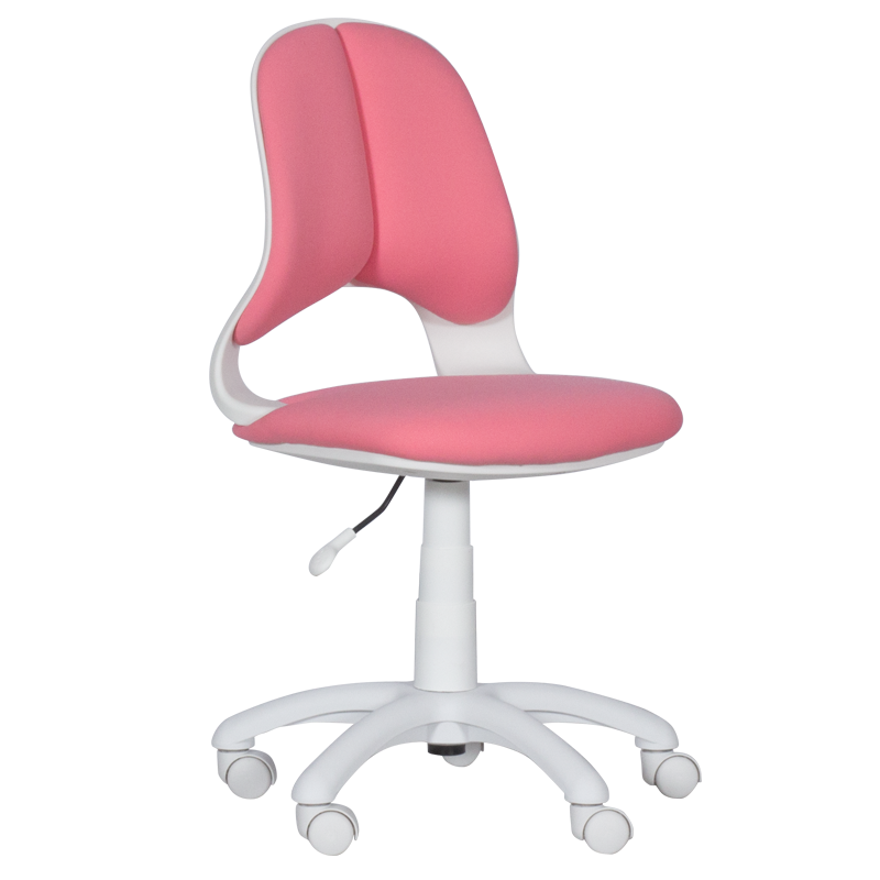 Детски стол Carmen 6017-2, До 70 кг, Колелца, Газов амортисьор, Розов — оферта от alleop.bg