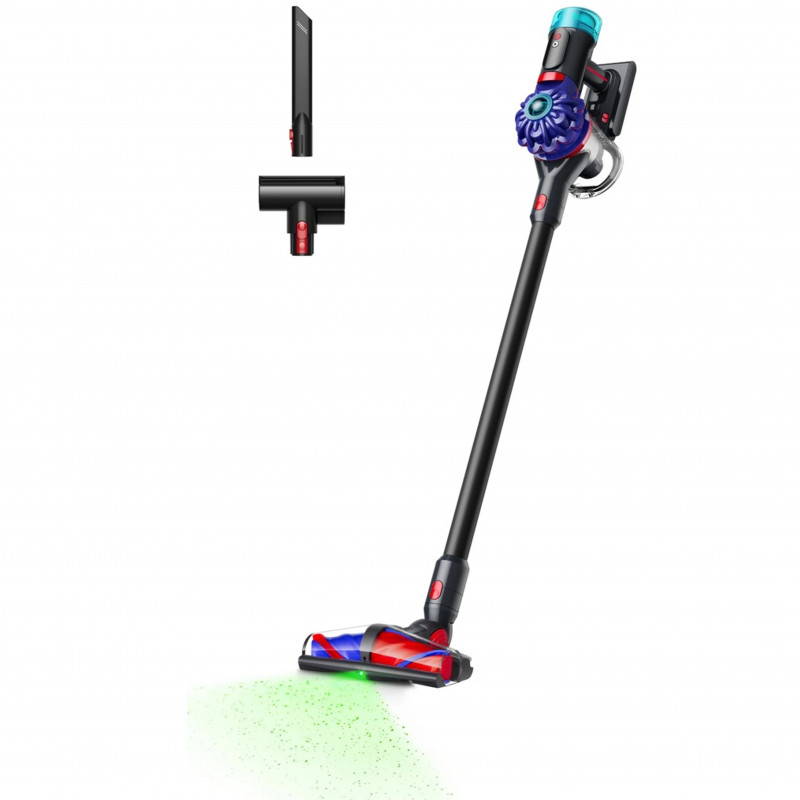 Вертикална прахосмукачка Dyson V10 Konical Moulded 419634-01, 150AW, 0.5 л, 60 мин, 110 000 об/мин, 3 режима, HEPA, Хигиенично изпразване, Без заплитане, Черен — оферта от alleop.bg