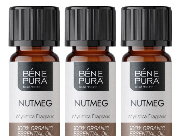 3x Био Етерично масло от Индийско Орехче - 5мл — оферта от benepura.bg
