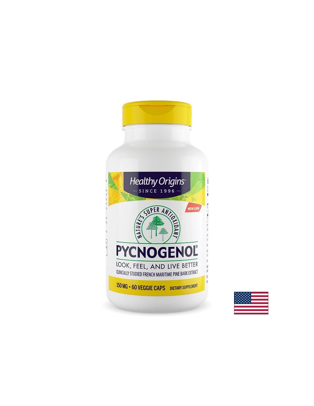 Пикногенол Pycnogenol® – Екстракт от кора на френски морски бор, 150 mg, 60 растителни капсули — оферта от revita.bg