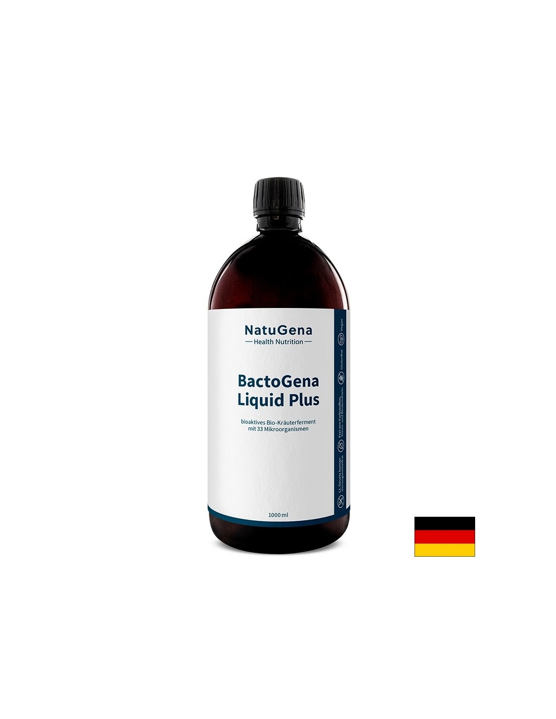 BactoGena – Био билков фермент с 25 милиарда пробиотици от 33 щама, 1000 ml — оферта от revita.bg