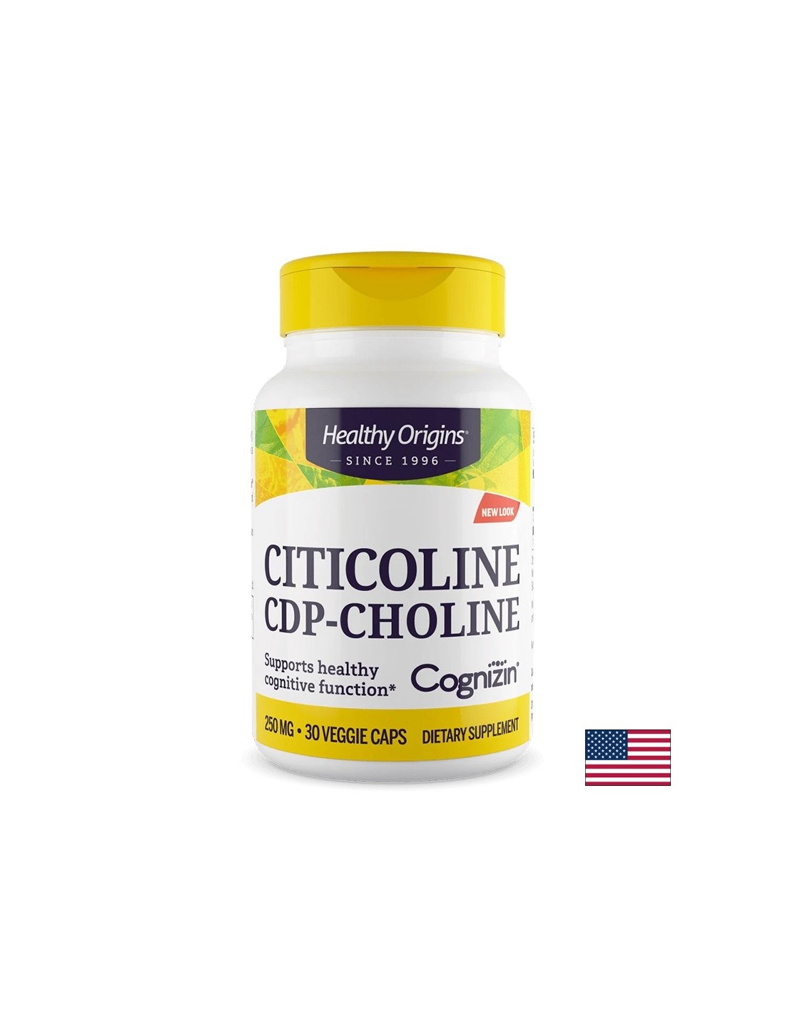 Цитиколин Cognizin® (CDP-холин), 250 mg, 30 растителни капсули — оферта от revita.bg