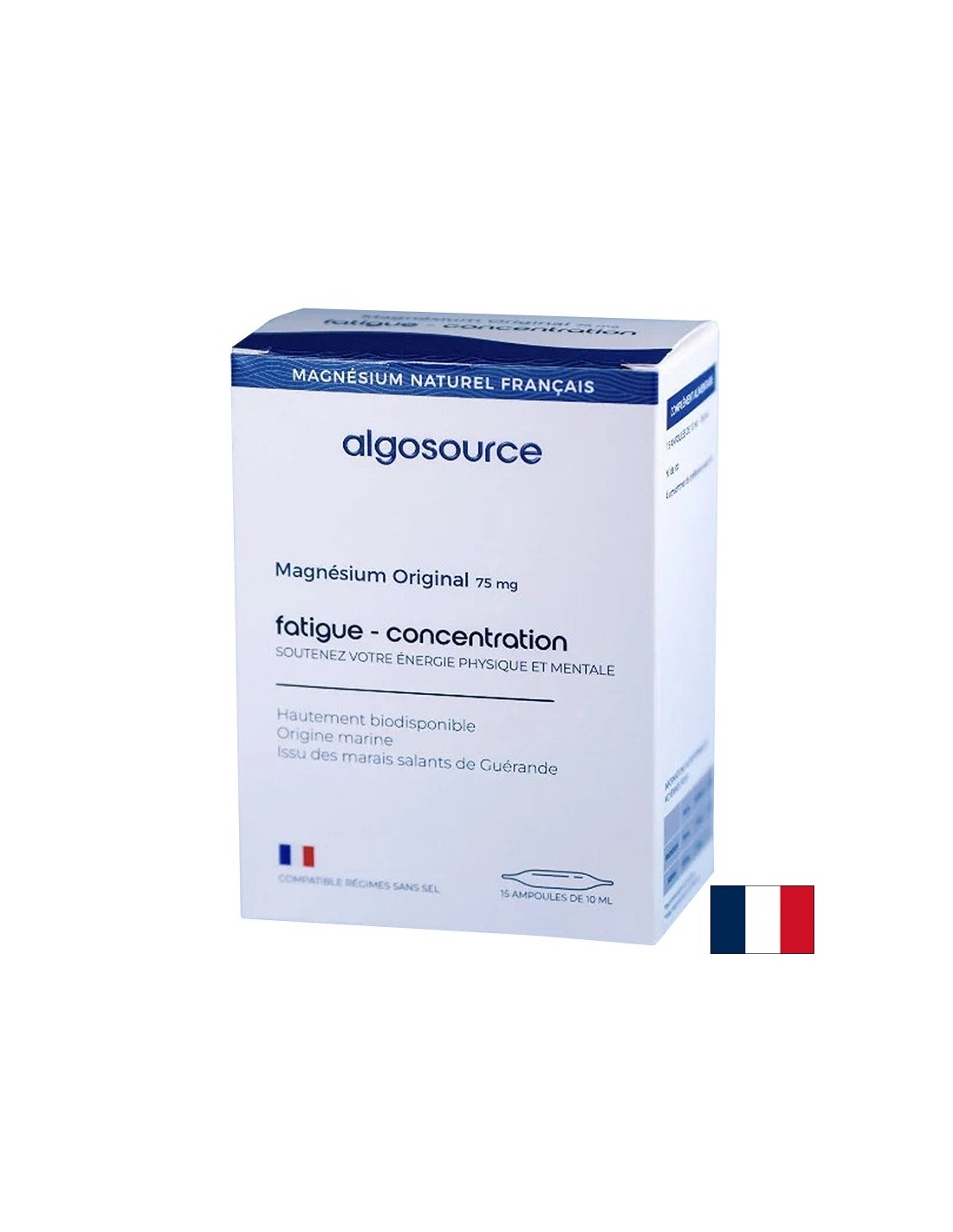 Морски магнезий MagOrigine® – Нервна система и намаляване на умората, 75 mg, 15 ампули х 10 ml — оферта от revita.bg