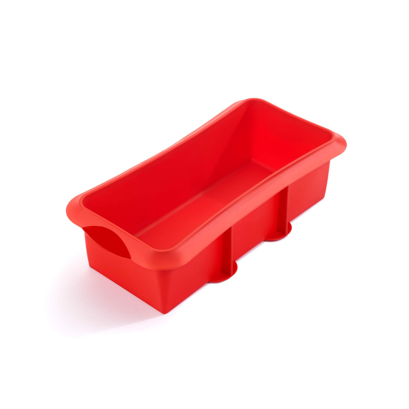 Форма за печене Lekue 1009481, 15x10x8.5 см, Платинен силикон, От -60°C до +220°C, Червен — оферта от alleop.bg