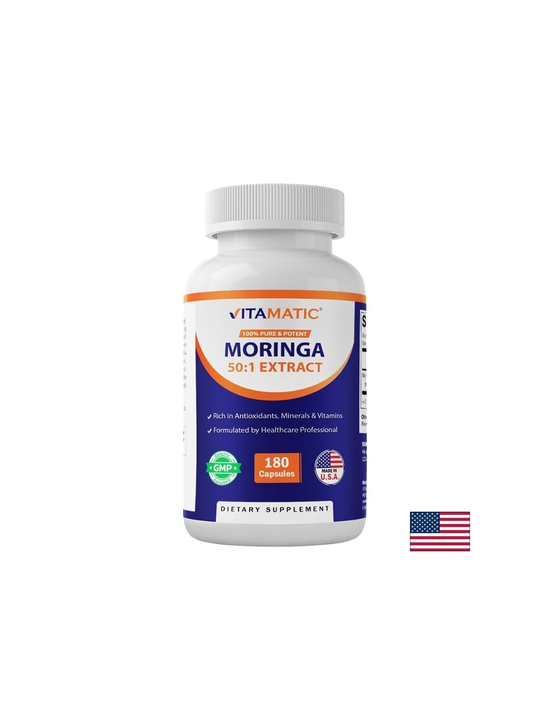 Моринга, 200 mg, 180 веган капсули — оферта от revita.bg