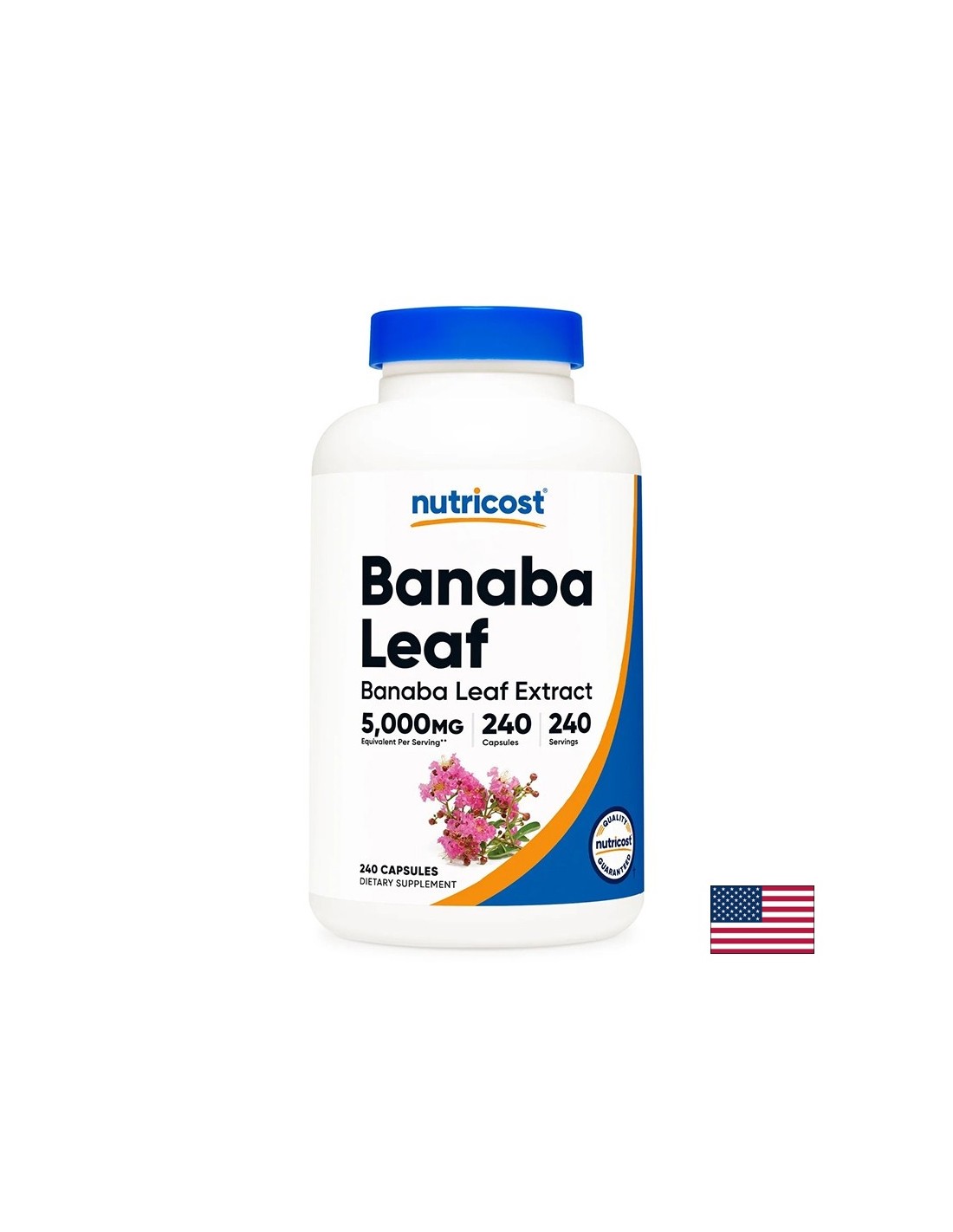 Банаба (екстракт от лист) с черен пипер, 250 mg, 240 капсули — оферта от revita.bg