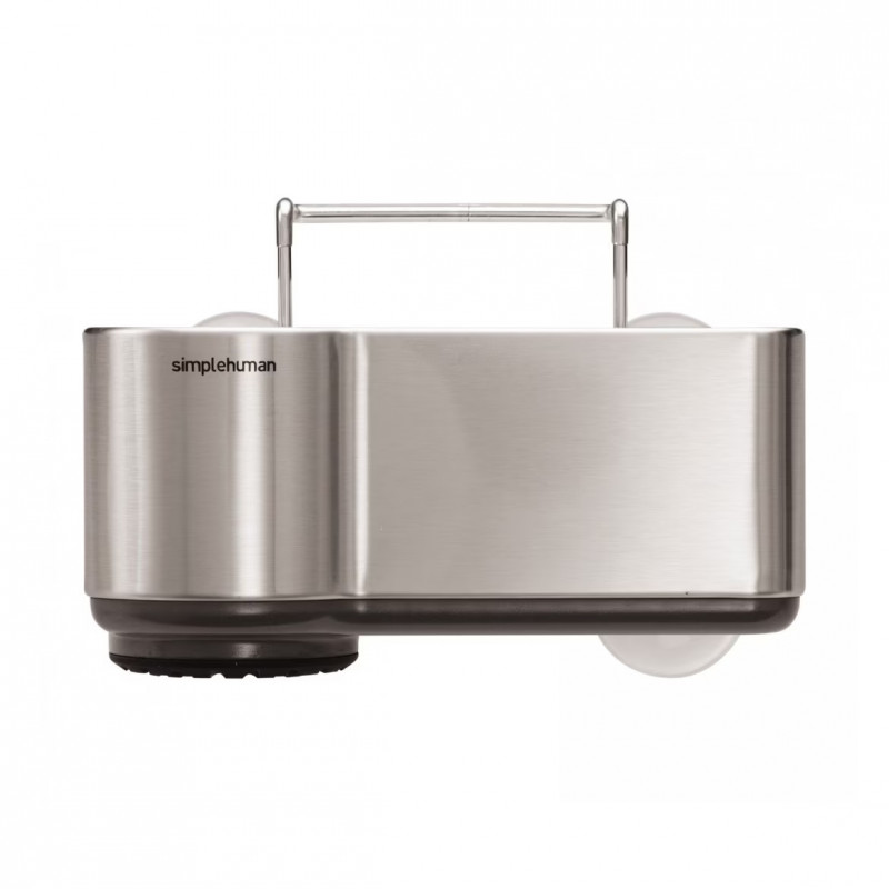 Органайзер за мивка Simplehuman KT1116, 14.3х19.4х19.5 см, Инокс — оферта от alleop.bg