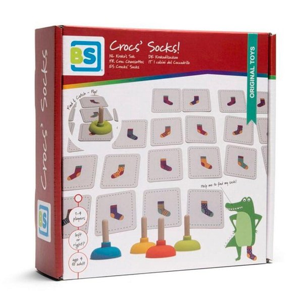 Забавна детска игра - Чорапите на Кроки — оферта от woodenmagic.bg