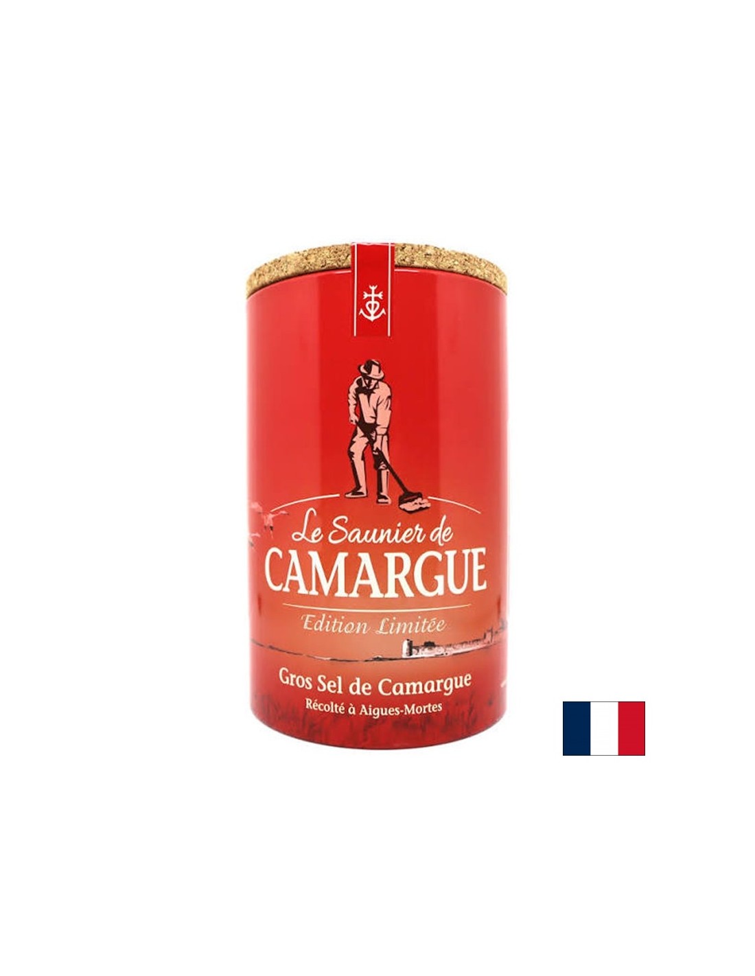 Едра морска сол Le Saunier de Camargue от Камарг, метална кутия, 1 kg — оферта от revita.bg