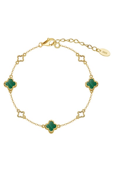 Бижута Clover с детелина - Сребро 925 - за жени - - Зелен — оферта от FashionDays.bg