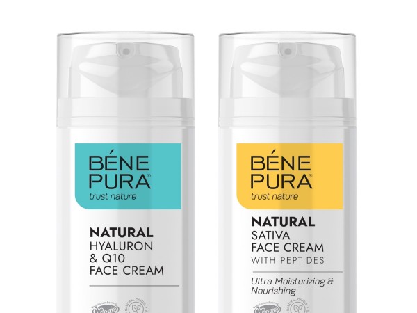 Крем за лице с Хиалуронова киселина и Коензим Q10 и Крем за лице с Конопено масло — оферта от benepura.bg