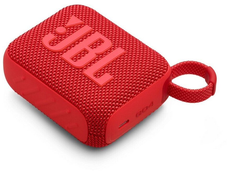 Преносима колонка JBL Go 4, до 7 часа, Bluetooth, червена — оферта от airtrade.bg