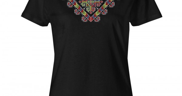 Дамска тениска с шевица - Лазарка — оферта от clothink.eu