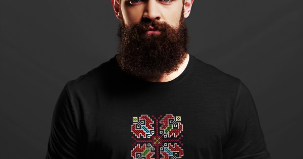 Мъжка тениска с шевица - Защита — оферта от clothink.eu