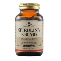 СОЛГАР Спирулина 750 мг. капсули x 80  — оферта от vitania.bg