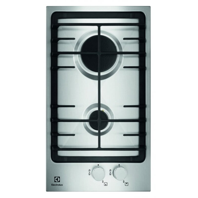 Газов плот за вграждане Electrolux EGG3322NVX(ST), 4000W, Електронно запалване, Система за сигурност, Черен — оферта от alleop.bg