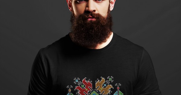 Мъжка тениска с шевица - Птици — оферта от clothink.eu