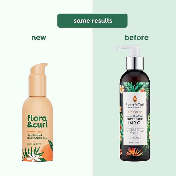 Подхранващо олио за коса Flora&Curl Citrus Superfruit Radiance Oil, 100 мл — оферта от shop.curly.bg