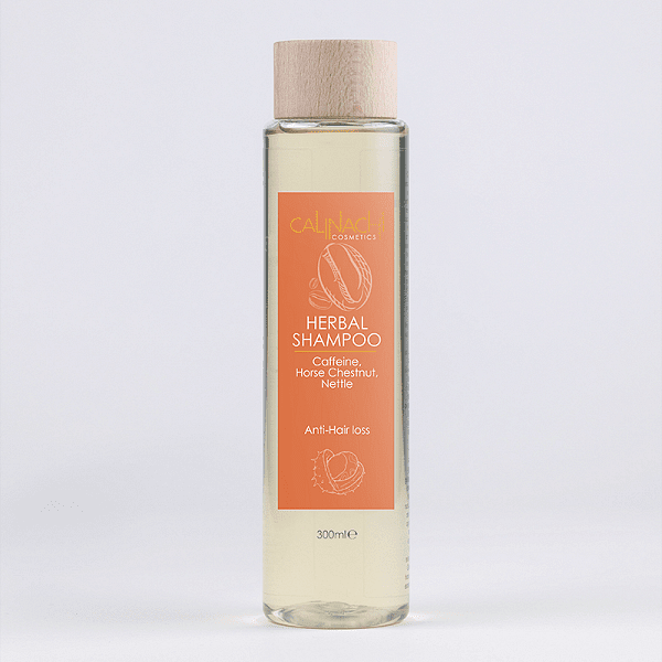 Безсулфатен Билков шампоан за коса и скалп против косопад Calinachi, 300ml — оферта от shop.curly.bg