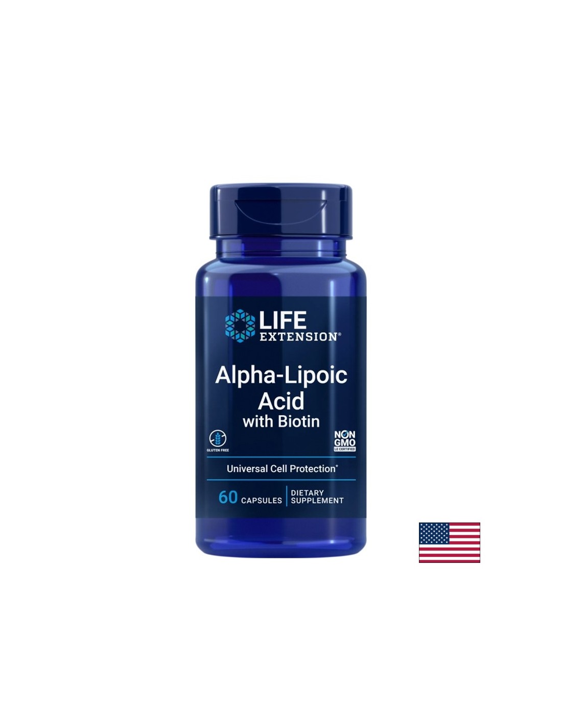 Алфа-липоева киселина 250 mg + Биотин 2500 µg – Подкрепа за кръвната захар и метаболизма, 60 капсули — оферта от revita.bg