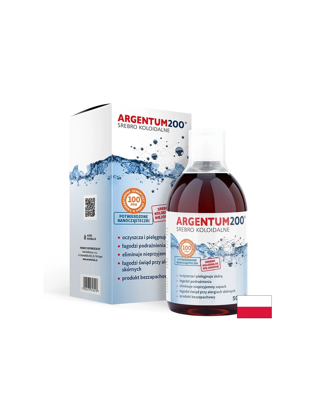 Колоидно сребро – Грижа за кожата, 100 ppm, 500 ml — оферта от revita.bg