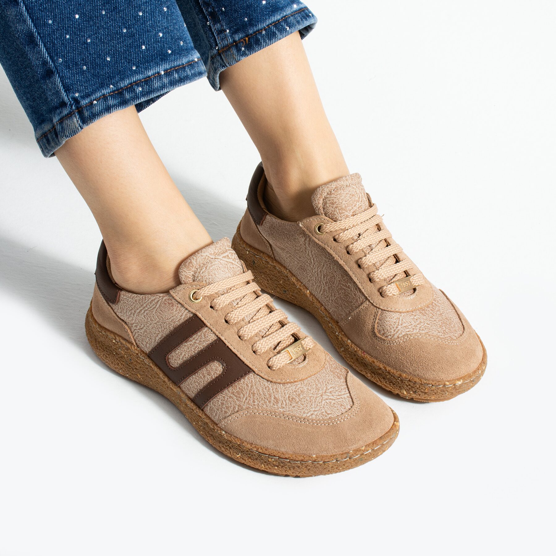 Дамски боси обувки с широка предна част - Almond — оферта от armadabg.eu