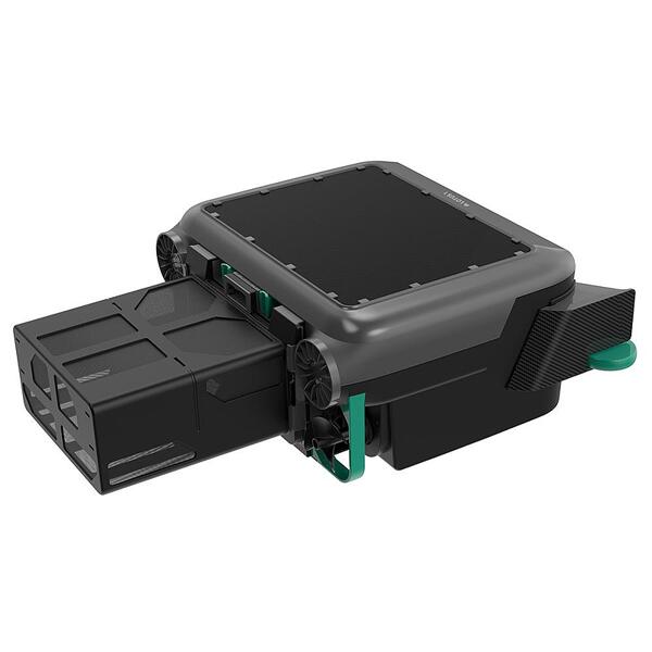 Соларен / DC скимер за почистване на повърхността на водата на басейни LOTUS, Соларно или DC зареждане, до 10 часа работа — оферта от dedal-robot.com