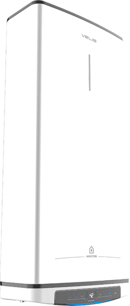 Ariston Velis PRO Wi-Fi 100 електрически мултипозиционен бойлер, плосък, 100 L, бял — оферта от banyamag.com