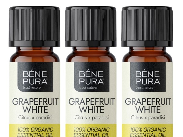 3x Био Етерично масло от Бял Грейпфрут - 10мл — оферта от benepura.bg