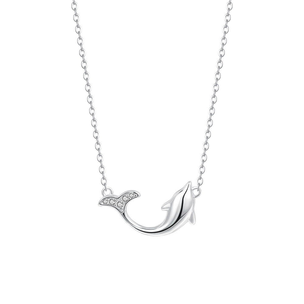 Сребърно колие - Делфин — оферта от silversense.bg
