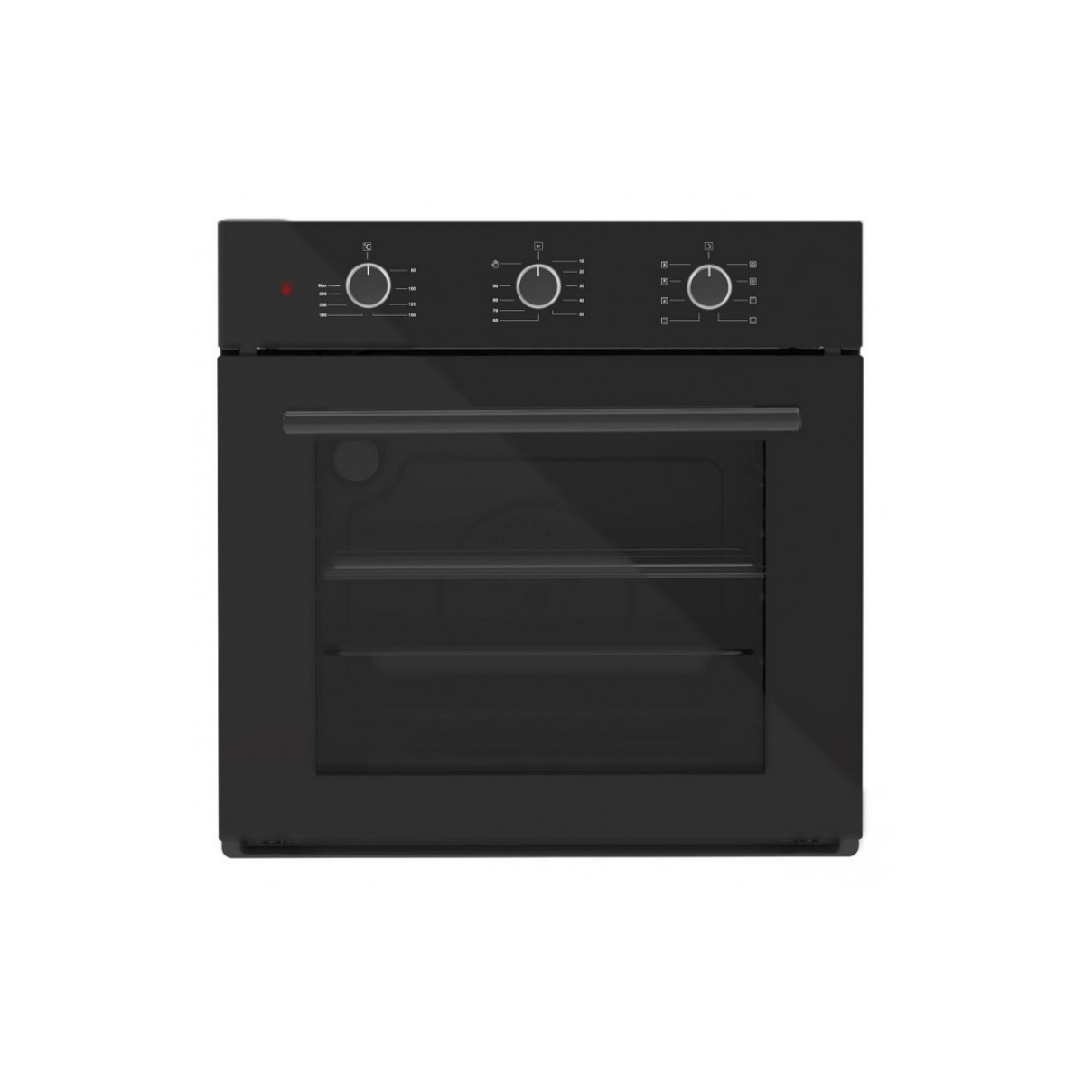 Фурна за вграждане KUMTEL B66-SF2, 1600W, Клас А, 52L, 9 програми, Таймер, Вентилатор, Черен — оферта от technomani.bg/