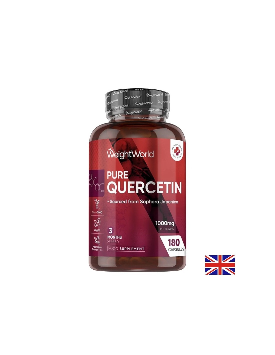 Кверцетин – При алергии и отслабен имунитет, 500 mg, 180 капсули — оферта от revita.bg