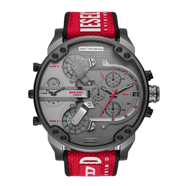 Мъжки часовник Diesel Mr. Daddy 2.0 DZ7423, Червен — оферта от nubi.bg