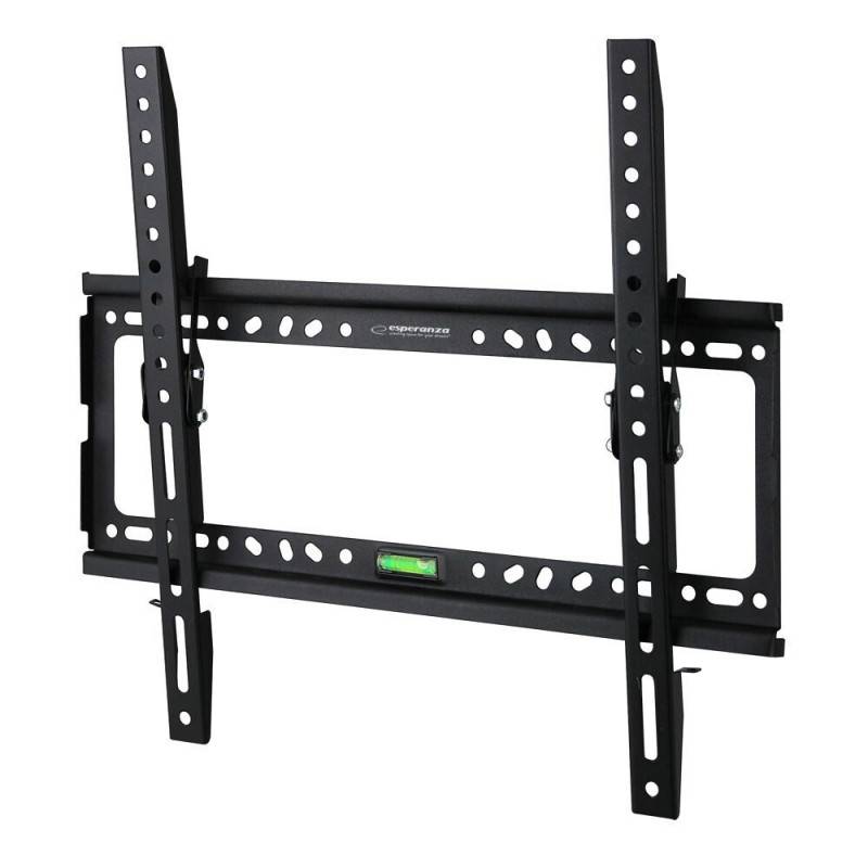 Стойка за телевизор Esperanza ERW014, Стенен монтаж, От 26 до 70 inch, Макс 30 кг, Vesa 400x400, Черен — оферта от technomani.bg/