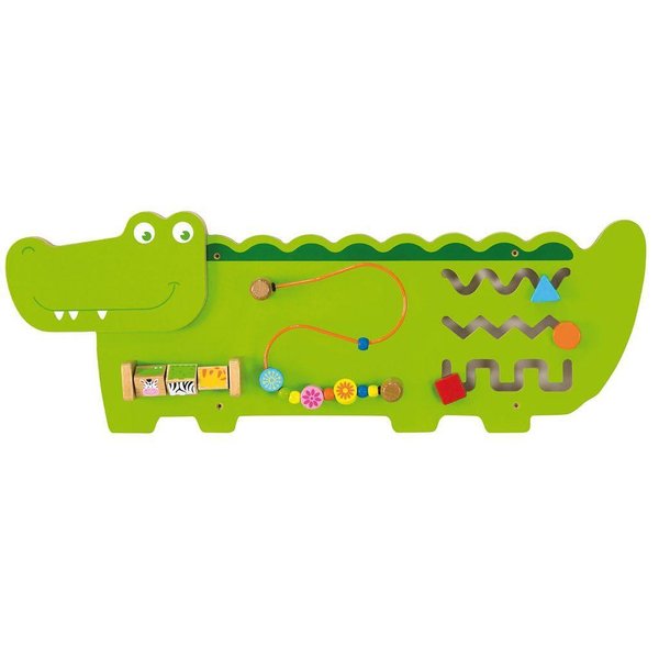 Детска дървена игра за стена – Крокодилът Гена Viga toys — оферта от woodenmagic.bg