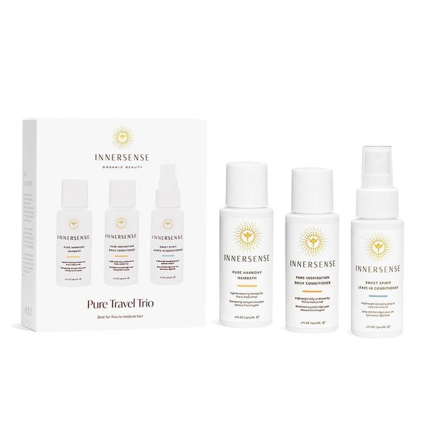 Троен комплект за почистване на косата Innersense Pure Travel Trio — оферта от shop.curly.bg