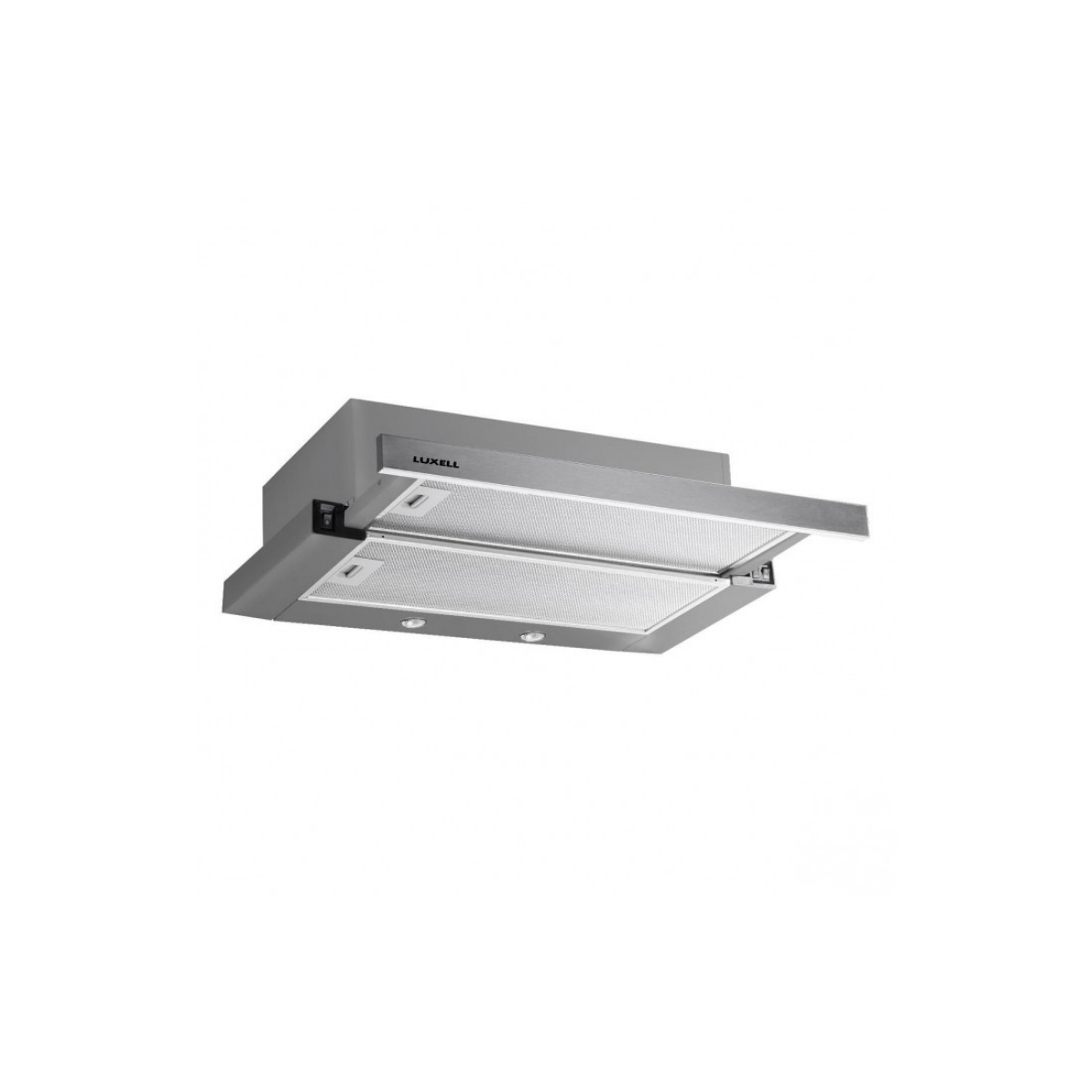 Абсорбатор Kumtel DS6-905X, 140W, 450 m³/h, 3 степени, LED осветление, Инокс — оферта от potrebno.bg
