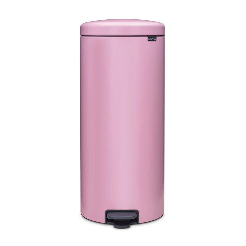 Кош за боклук с педал Brabantia NewIcon 1010443, 30 л, Плавно затваряне, Противоплъзгаща основа, Розов — оферта от alleop.bg