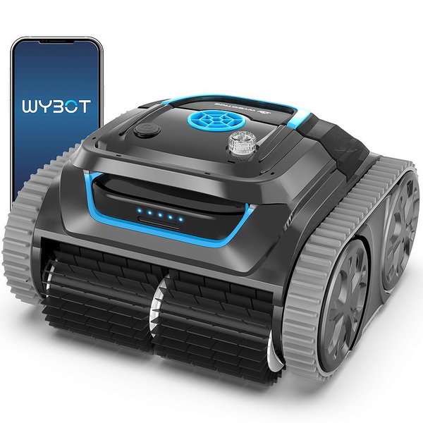 Безкабелен робот за басейни Wybot S1, Почиства до 200 мин/120 м2 — оферта от dedal-robot.com