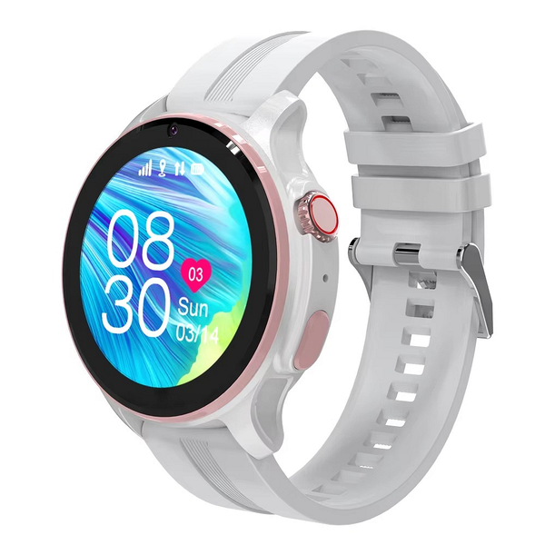 Детски Смарт часовник NUBKI LT46, 4G, GPS+LBS+Wi-Fi Tracking, IPS Дисплей 1.83", 240*240, Камера, Видео разговор, Измерва крачки, Бял — оферта от nubi.bg