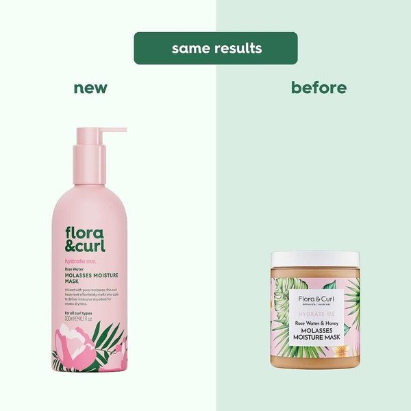 Овлажняваща маска Flora&Curl Rose Water Molasses Moisture Mask, 300мл — оферта от shop.curly.bg