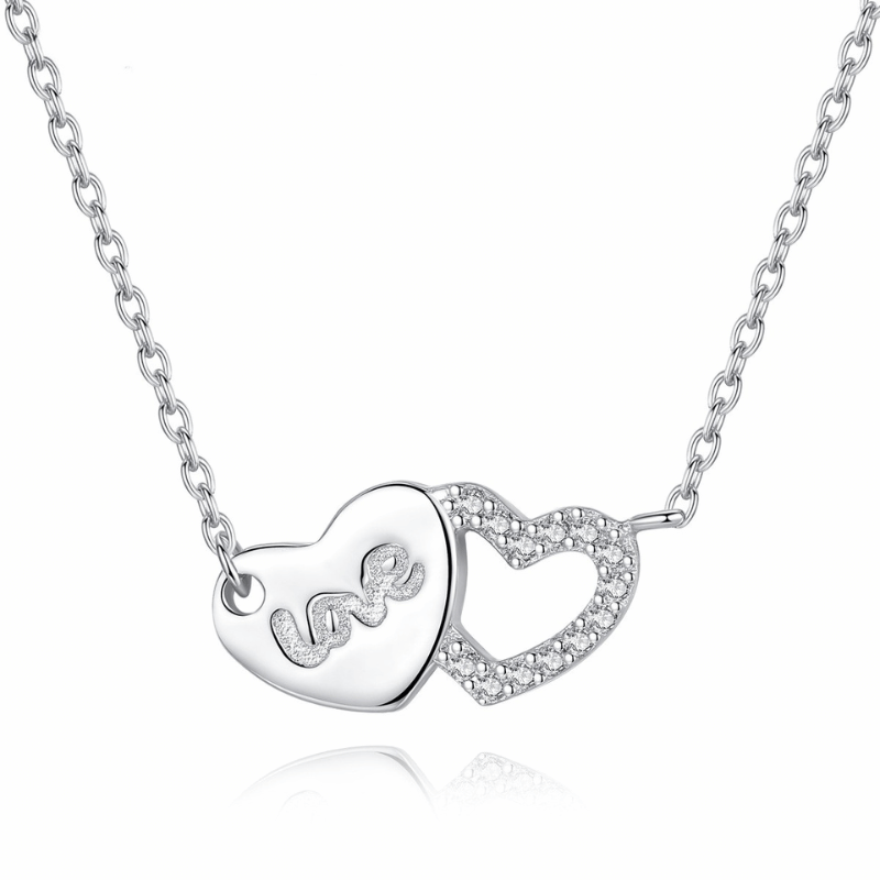 Сребърно колие - Love — оферта от silversense.bg