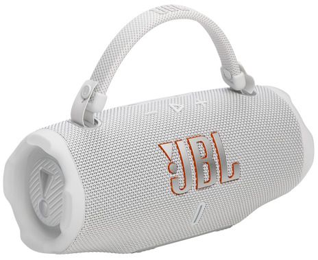 Преносима тонколона JBL Charge 6, Bluetooth, водоустойчива, бяла — оферта от airtrade.bg