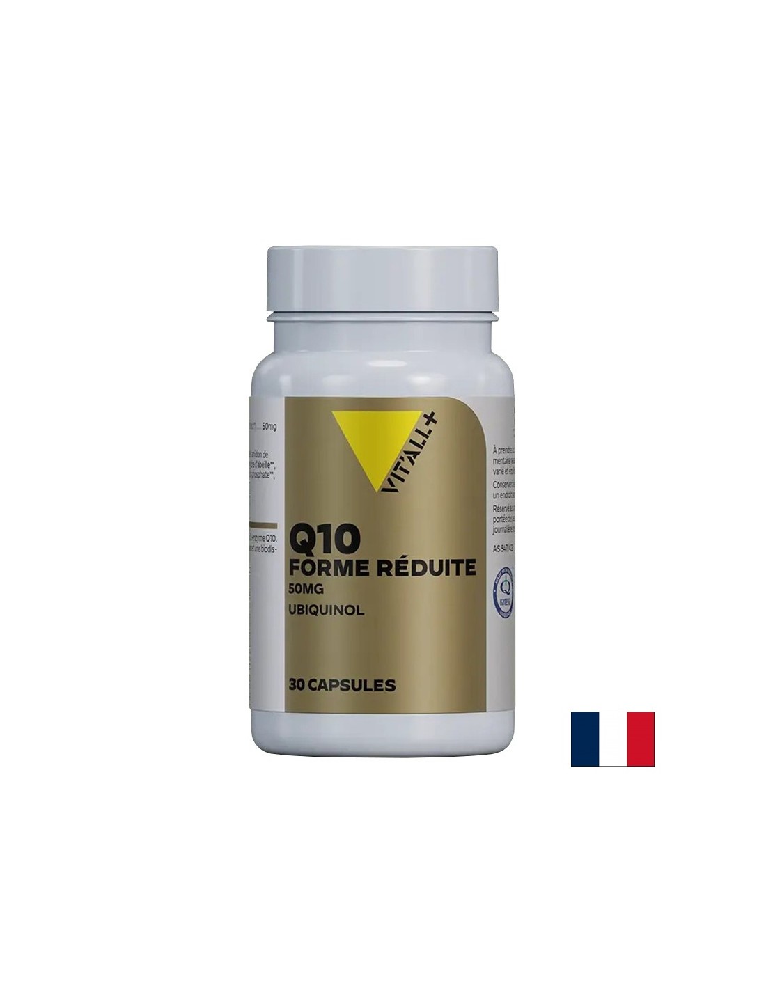 Коензим Q10 (убиквинол, Kaneka) – Клетъчна енергия и сърдечна функция, 50 mg, 30 капсули — оферта от revita.bg