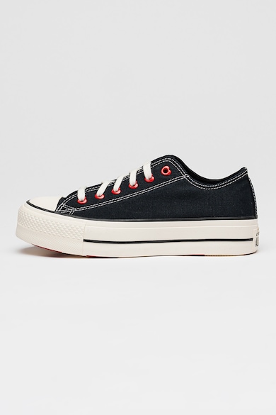 Текстилни кецове Chuck Taylor All Star Lift с равна платформа - Черен — оферта от FashionDays.bg