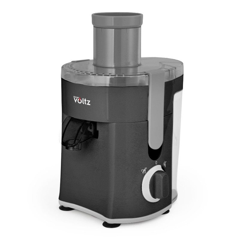 Сокоизстисквачка Oliver Voltz OV51160C, 400W, 600 мл, 2 степени, Голям отвор, Контейнер за отпадъци, Тиха, Черен — оферта от alleop.bg