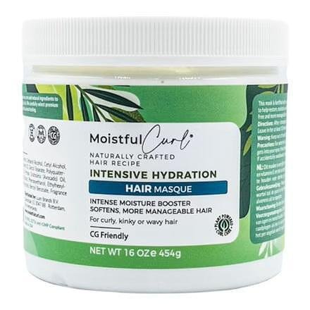 Дълбоко хидратираща маска за къдрава коса Moistful Curl Hydration Mask, 454g — оферта от shop.curly.bg